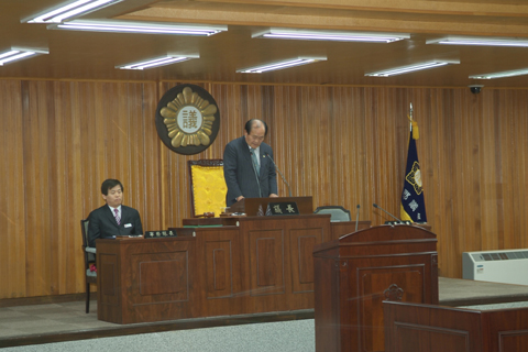 제139회 합천군의회 임시회 개회식0