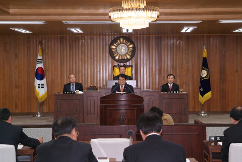 제152회 제2차 정례회 제1차 본회의에서 군수 시정연설0