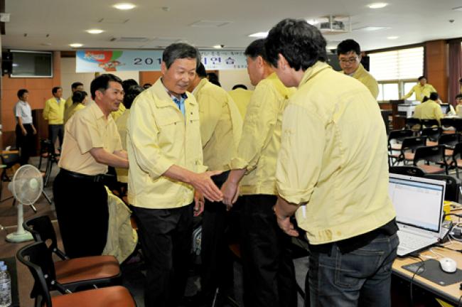 2013 을지연습 실시부 격려1