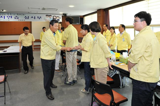 2013 을지연습 실시부 격려3