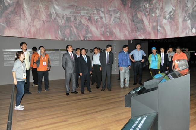 대장경세계문화축전장 시찰 2