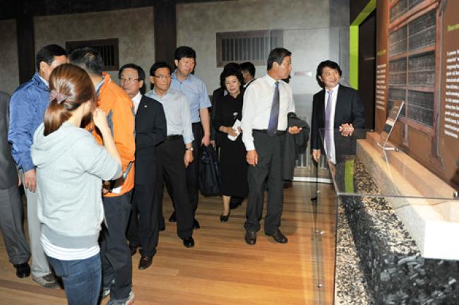 대장경세계문화축전장 시찰 4