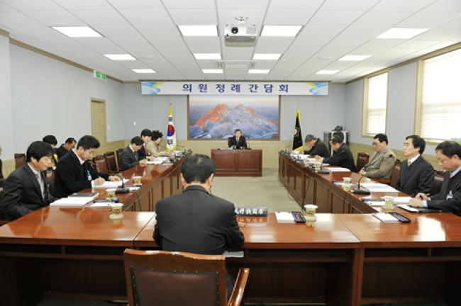 3월 첫째 주 의원정례간담회 개최0