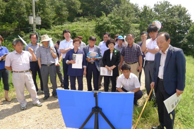 합천군의회 의원 현장방문(2014.8.22)2