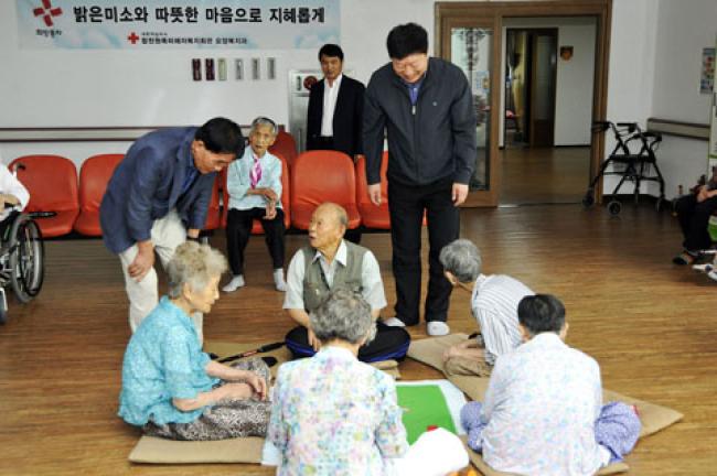 따뜻한 추석맞이 격려 방문1