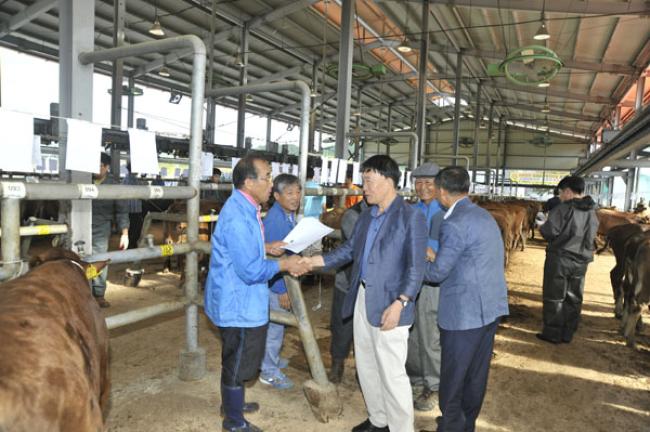 합천전자경매시장 격려 방문4