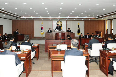 제171회 합천군의회 1차 본회의0