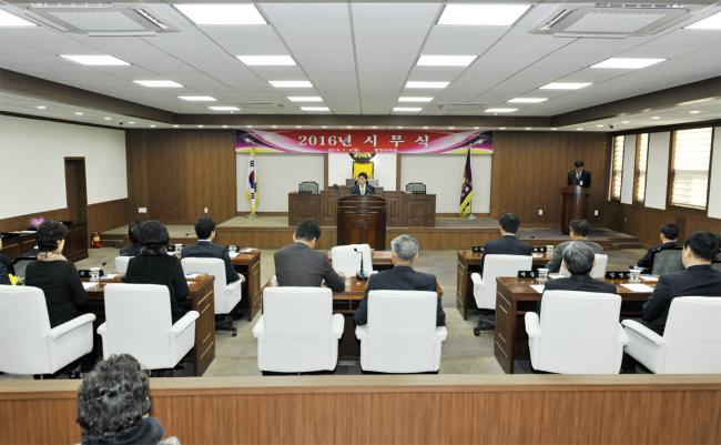 2016년 합천군의회 시무식 및 충혼탑 참배0