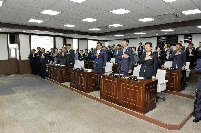 제7대 후반기 김성만의장 취임식1