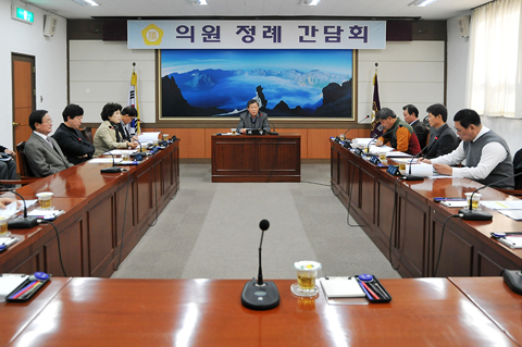 11월 셋째 주 의원정례간담회 개최0