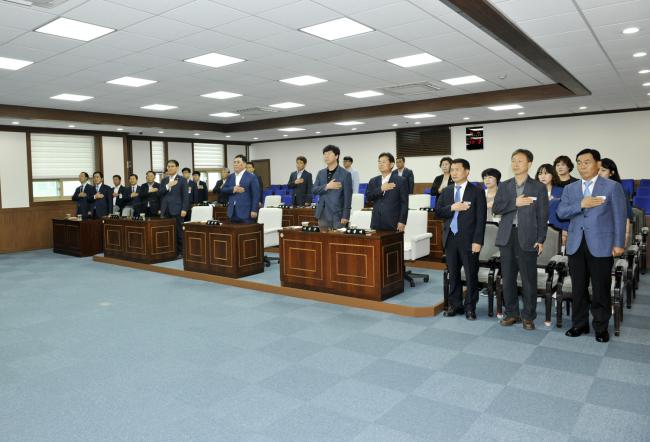 제7대 합천군의회 의원 해단식1