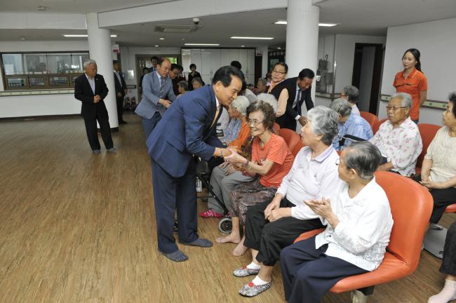 추석 맞이 관내 사회복지시설 격려 방문1