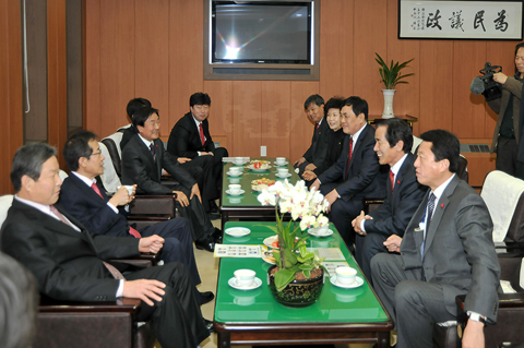 홍준표도지사 합천 초도순방0