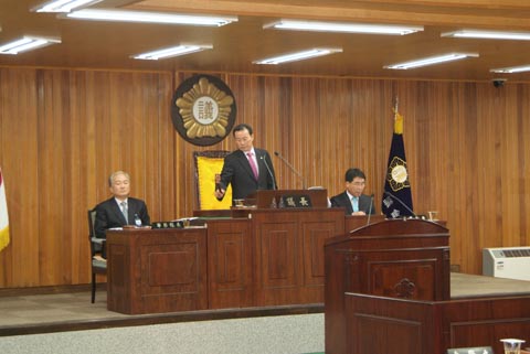 제154회 합천군의회 임시회 개회0