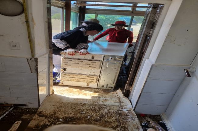 합천군의회 집중호우 수해에 따른 수해복구 지원 활동2