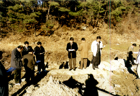 제96회현장확인특위 대양면 백암리 소하천 수해복구현장(2002.12.13)0