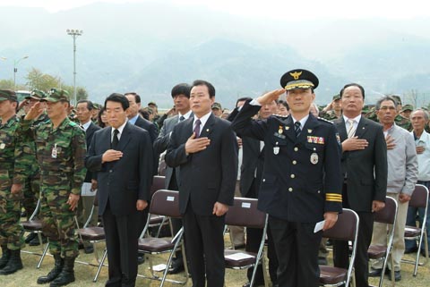 6.25 전사자 유해발굴 개토식 참석0