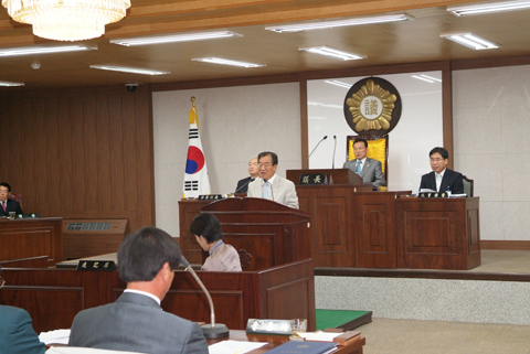 제155회 임시회 5분 자유발언 중인 조호연의원0