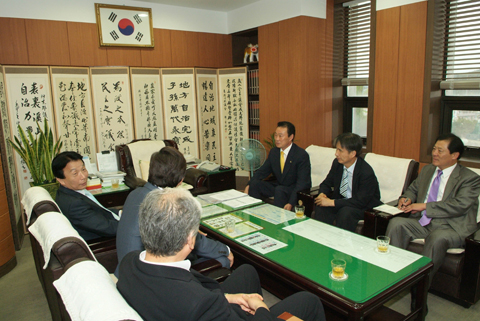경상남도 권정호 교육감 합천군의회 방문0
