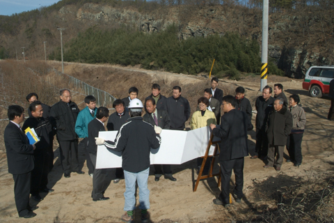 제136회 2차 정례회 현장확인 활동중