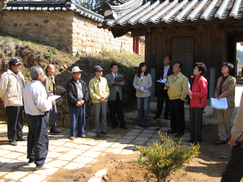 내무위원회 문화재 현황답사 및 보수현장확인