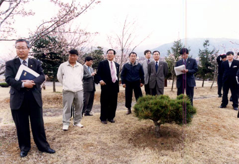 99회 임시회 중 대병면 합천호관광지조성사업 현장확인활동