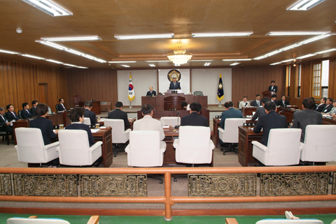 제155회 임시회 개회식 및 1차 본회의